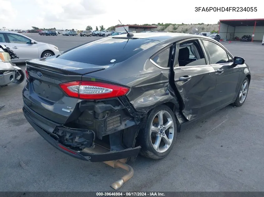 3FA6P0HD4FR234055 2015 Ford Fusion Se