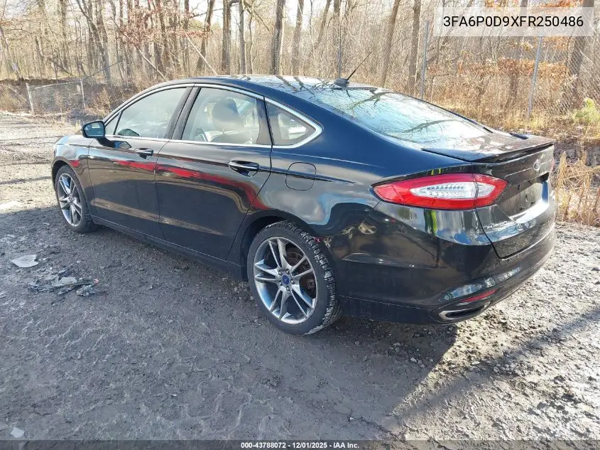3FA6P0D9XFR250486 2015 Ford Fusion Titanium