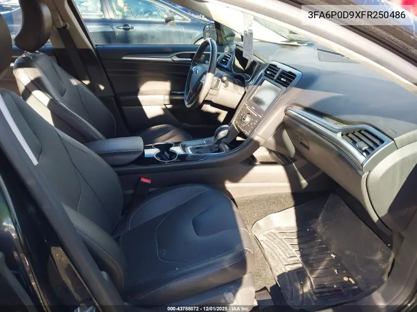 3FA6P0D9XFR250486 2015 Ford Fusion Titanium