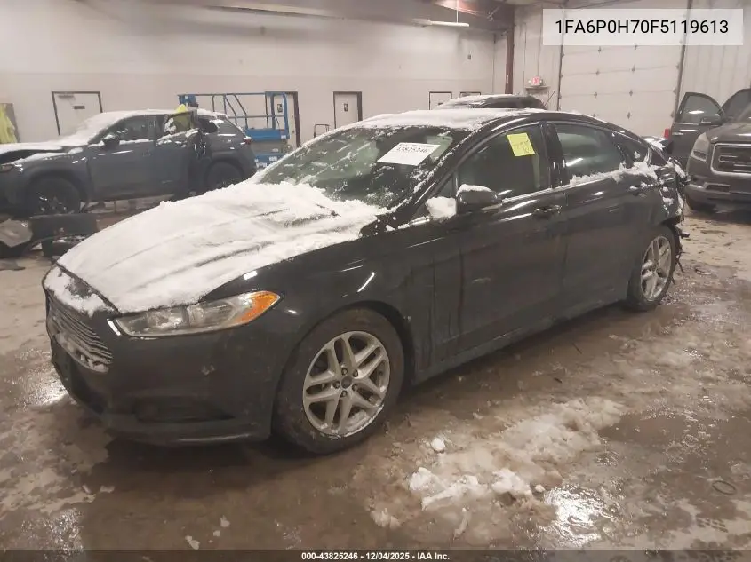 1FA6P0H70F5119613 2015 Ford Fusion Se