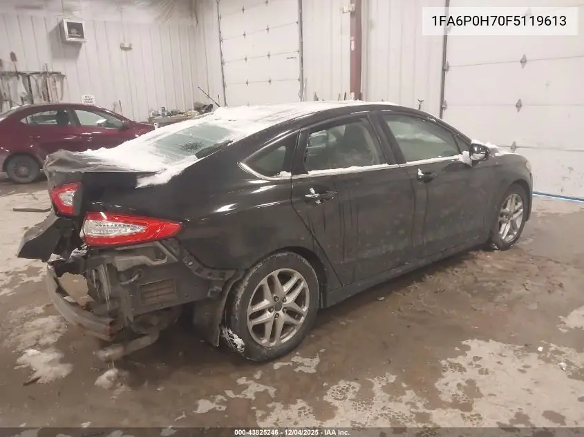 1FA6P0H70F5119613 2015 Ford Fusion Se