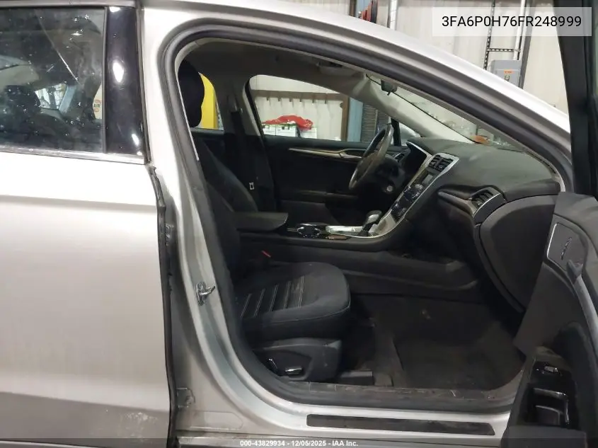 3FA6P0H76FR248999 2015 Ford Fusion Se