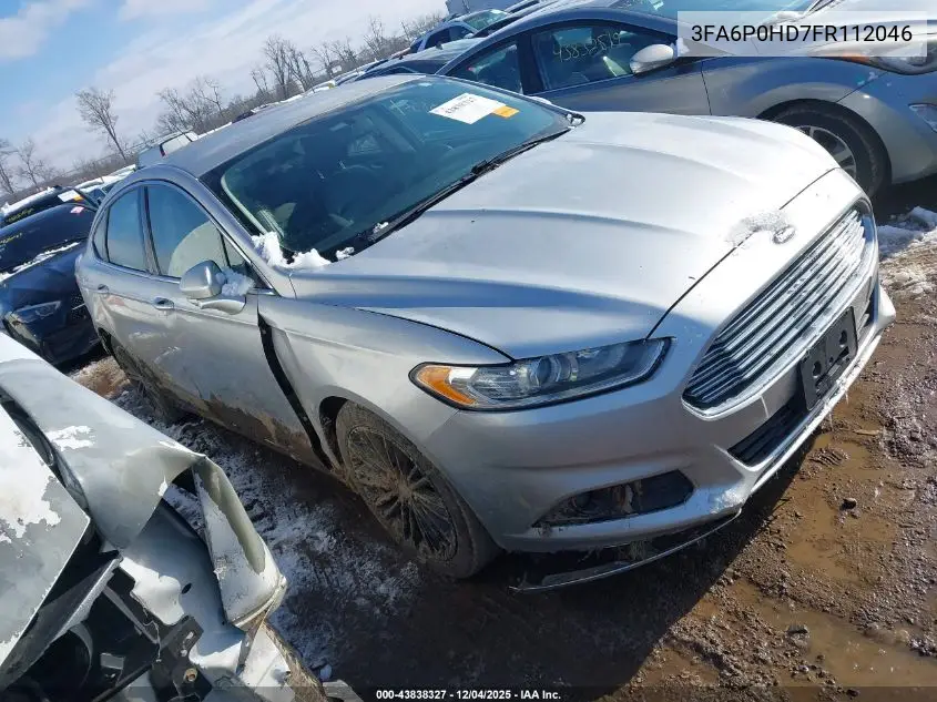 3FA6P0HD7FR112046 2015 Ford Fusion Se