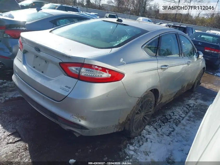 3FA6P0HD7FR112046 2015 Ford Fusion Se