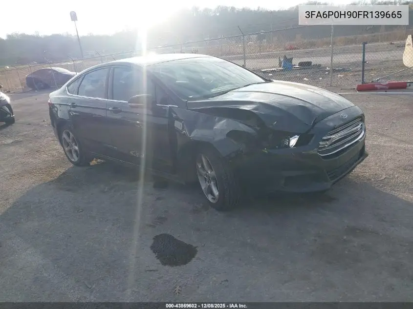 3FA6P0H90FR139665 2015 Ford Fusion Se
