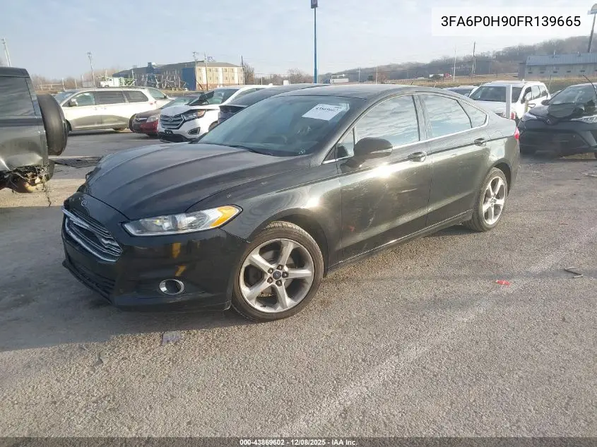 3FA6P0H90FR139665 2015 Ford Fusion Se