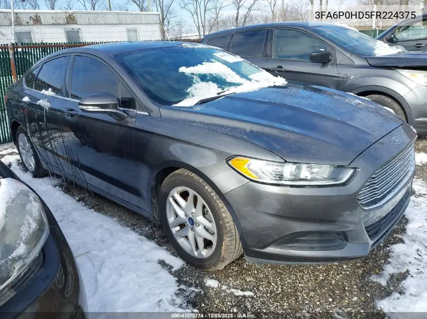 3FA6P0HD5FR224375 2015 Ford Fusion Se