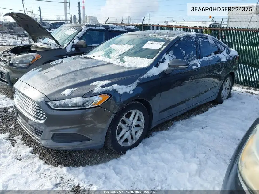 3FA6P0HD5FR224375 2015 Ford Fusion Se