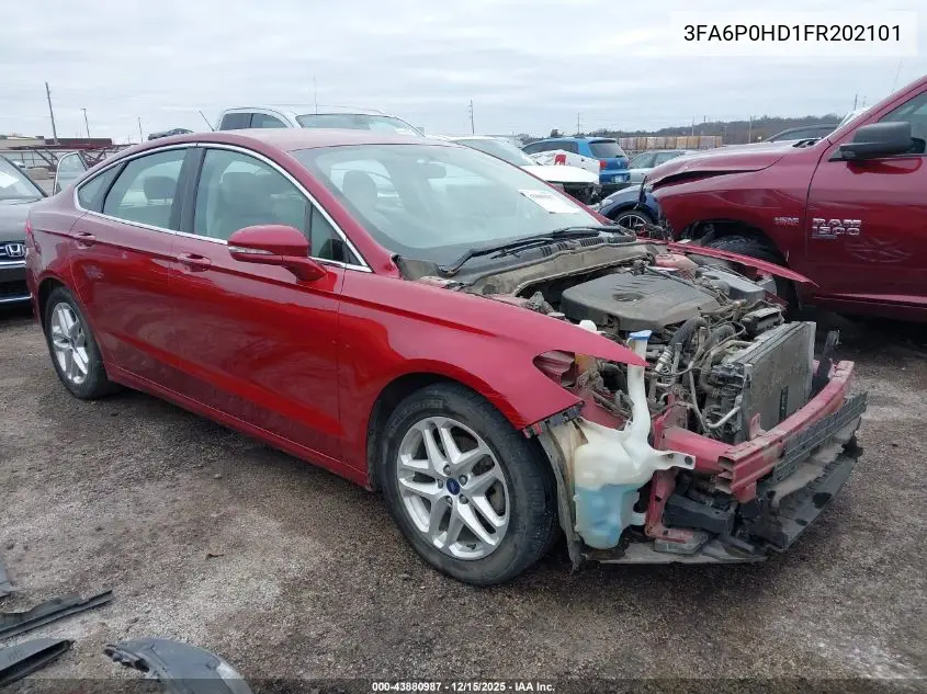 3FA6P0HD1FR202101 2015 Ford Fusion Se