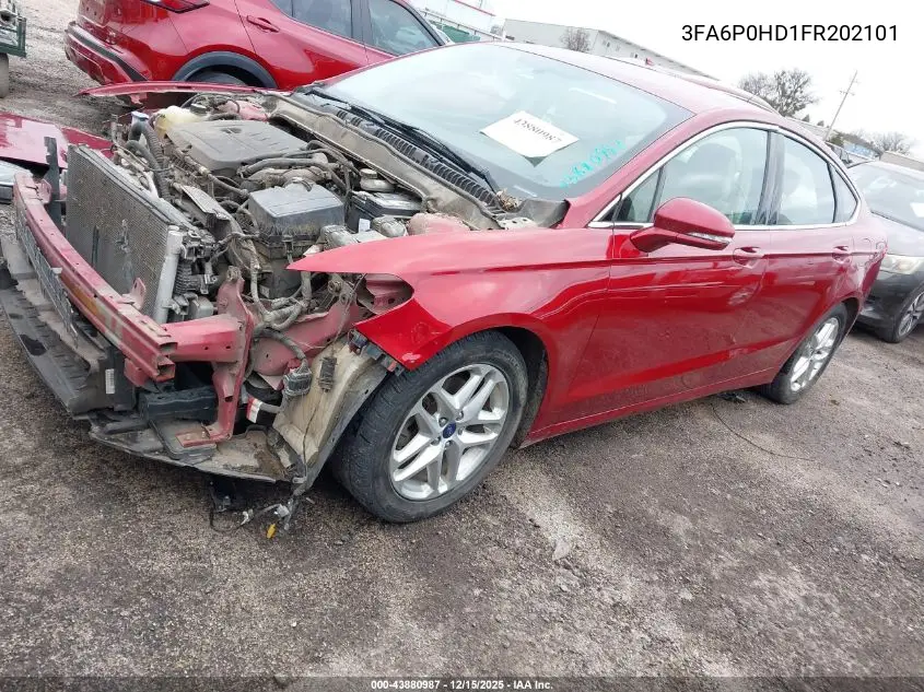 3FA6P0HD1FR202101 2015 Ford Fusion Se