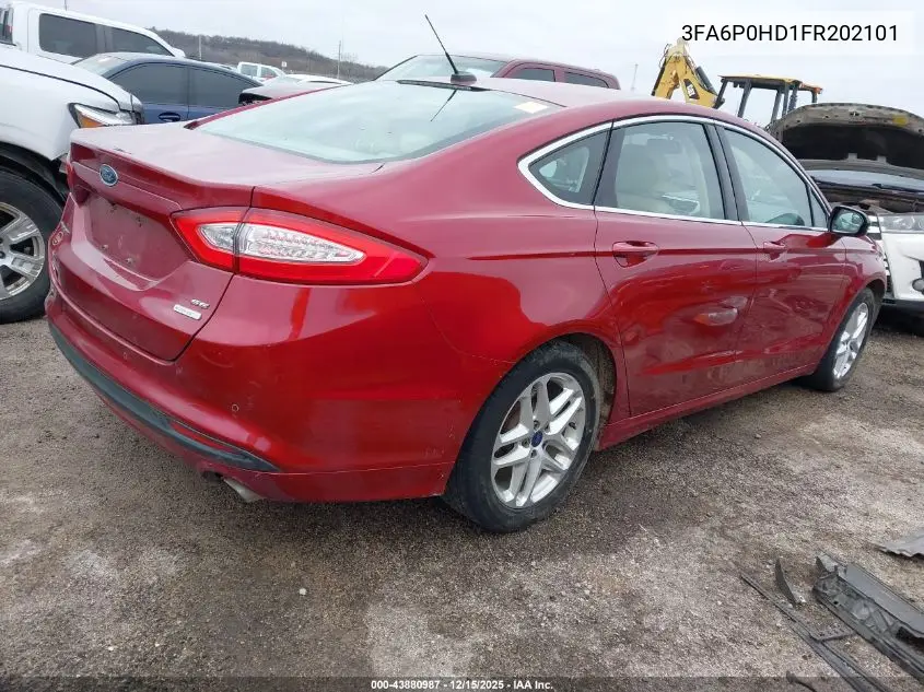 3FA6P0HD1FR202101 2015 Ford Fusion Se