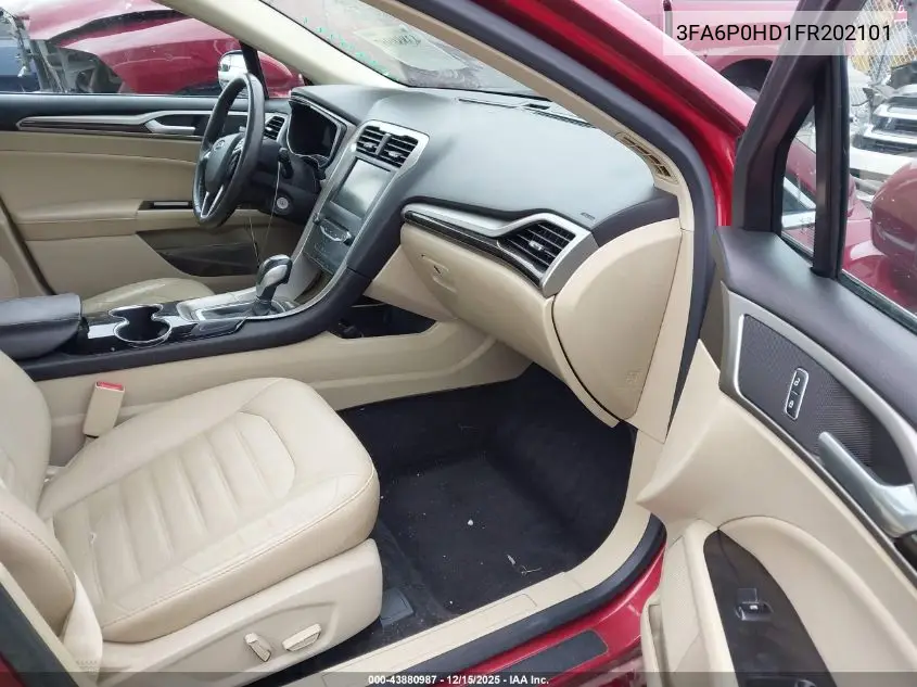 3FA6P0HD1FR202101 2015 Ford Fusion Se
