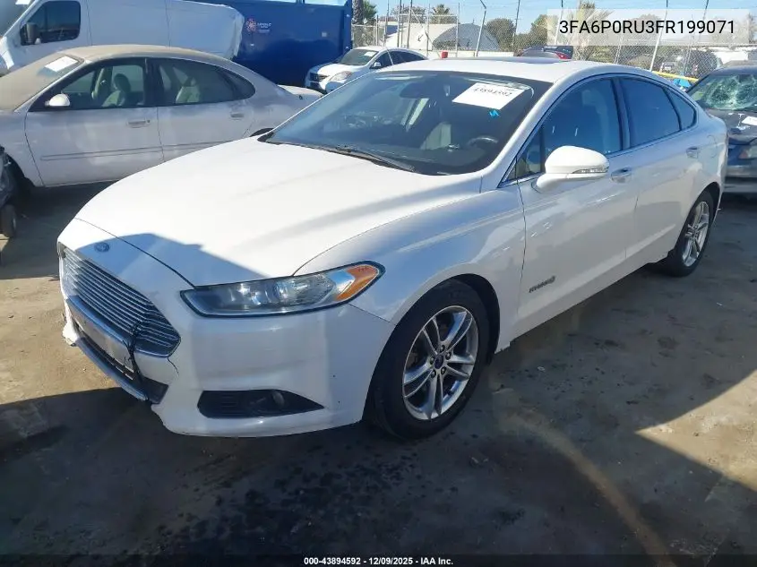 3FA6P0RU3FR199071 2015 Ford Fusion Hybrid Titanium