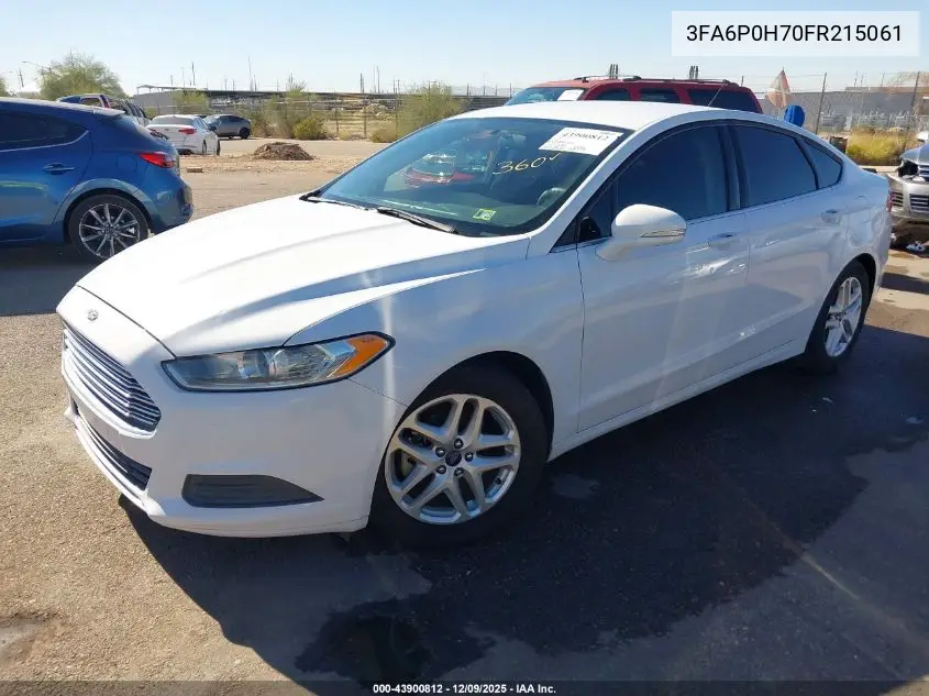 3FA6P0H70FR215061 2015 Ford Fusion Se