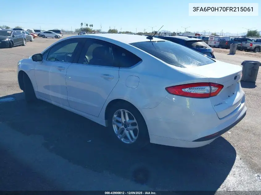 3FA6P0H70FR215061 2015 Ford Fusion Se
