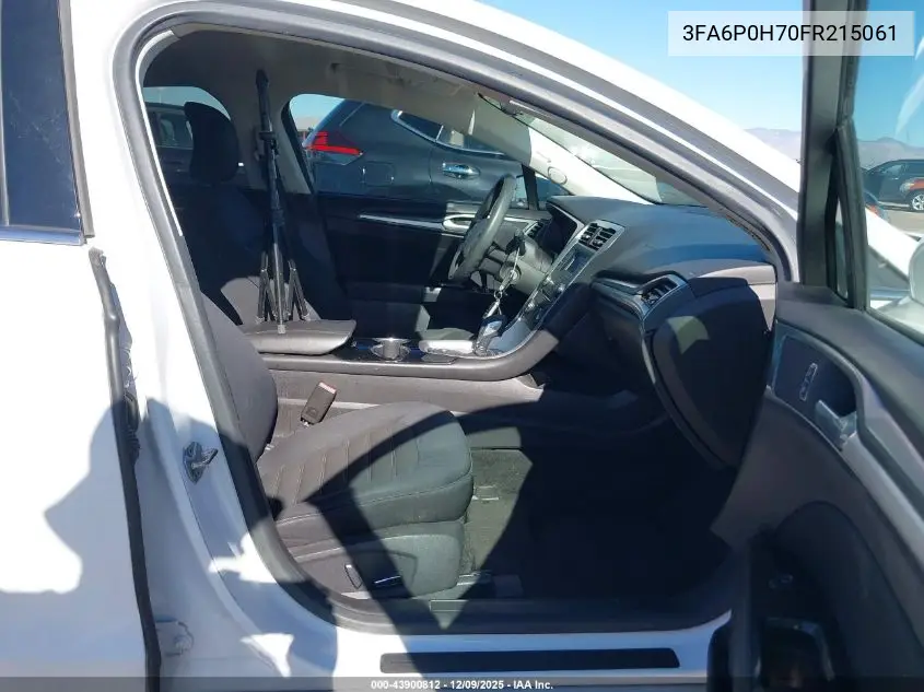 3FA6P0H70FR215061 2015 Ford Fusion Se