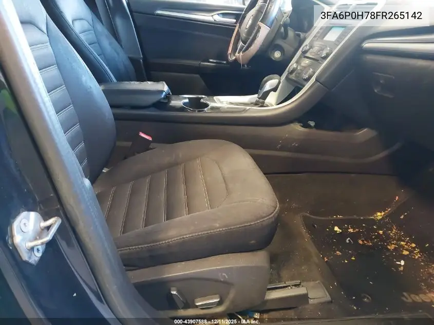 3FA6P0H78FR265142 2015 Ford Fusion Se