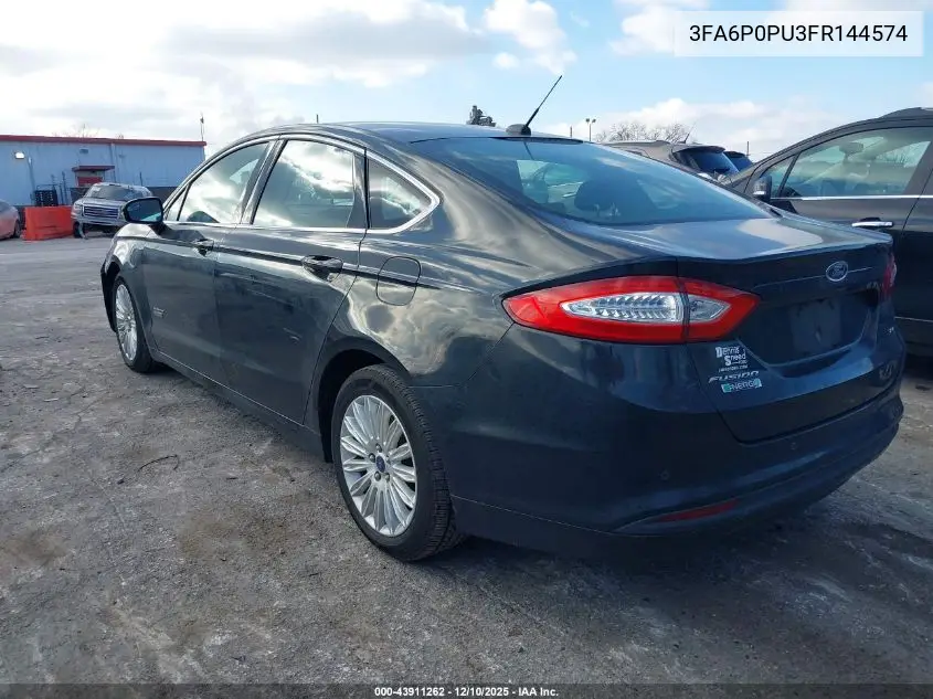 3FA6P0PU3FR144574 2015 Ford Fusion Energi Se Luxury