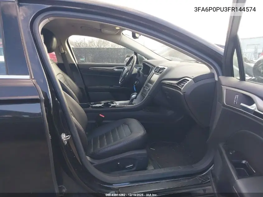 3FA6P0PU3FR144574 2015 Ford Fusion Energi Se Luxury