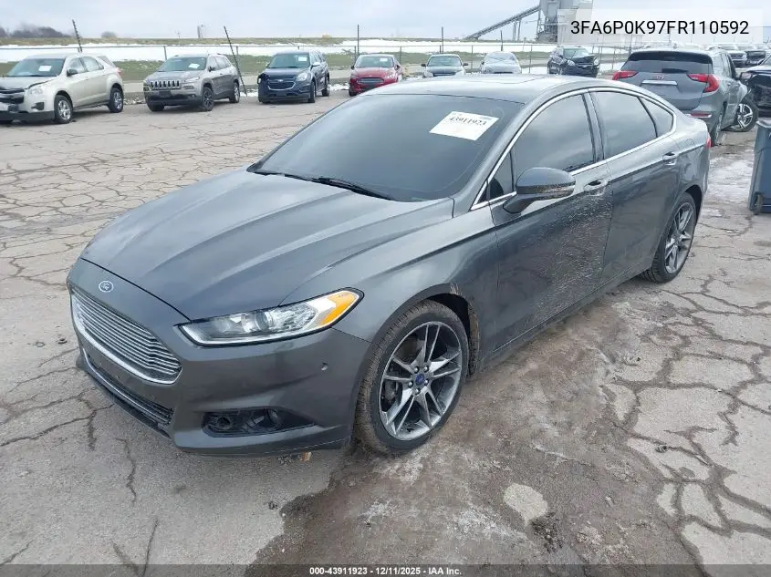 3FA6P0K97FR110592 2015 Ford Fusion Titanium