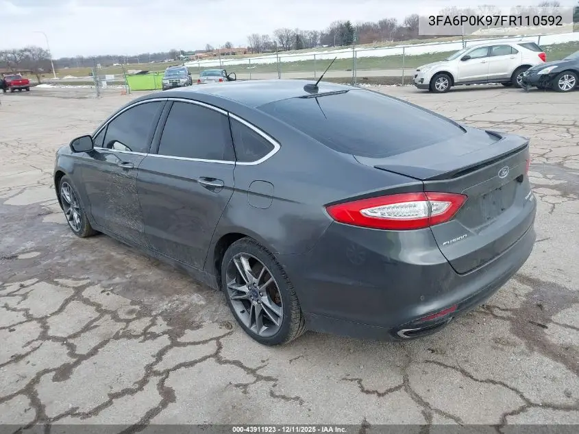 3FA6P0K97FR110592 2015 Ford Fusion Titanium