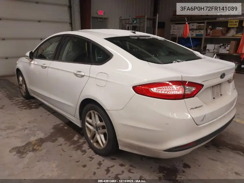 3FA6P0H72FR141089 2015 Ford Fusion Se