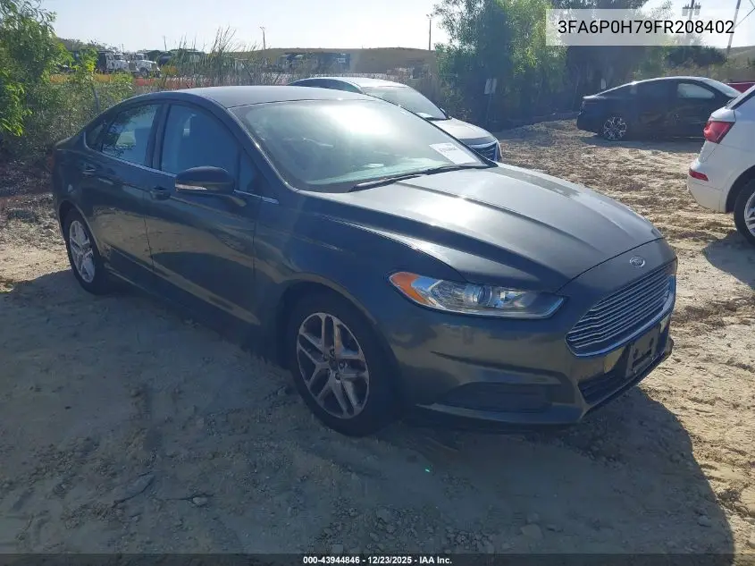 3FA6P0H79FR208402 2015 Ford Fusion Se