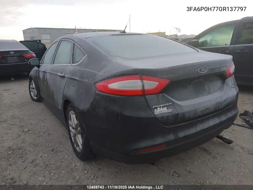 3FA6P0H77GR137797 2016 Ford Fusion Se