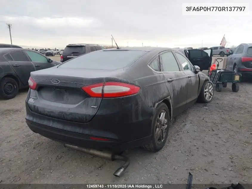 3FA6P0H77GR137797 2016 Ford Fusion Se