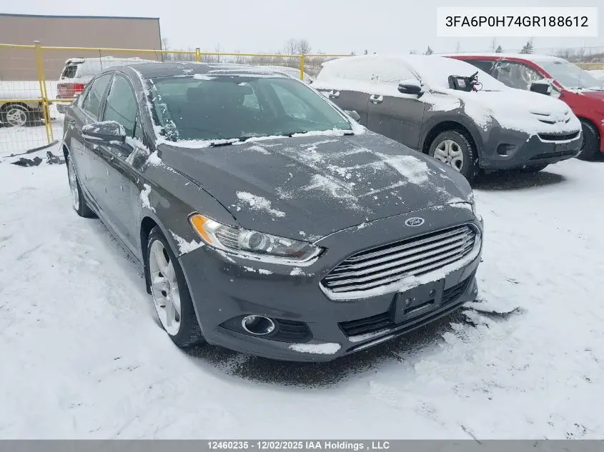 3FA6P0H74GR188612 2016 Ford Fusion