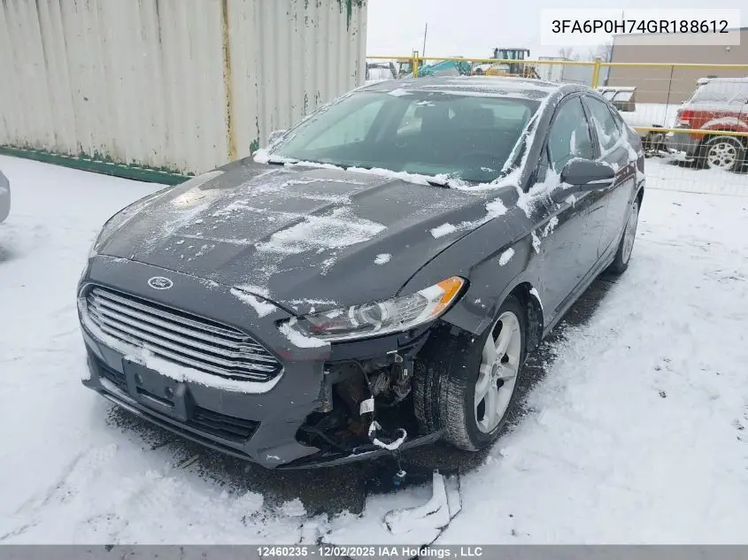 3FA6P0H74GR188612 2016 Ford Fusion