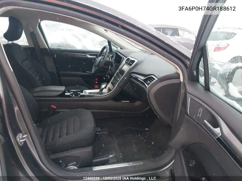3FA6P0H74GR188612 2016 Ford Fusion
