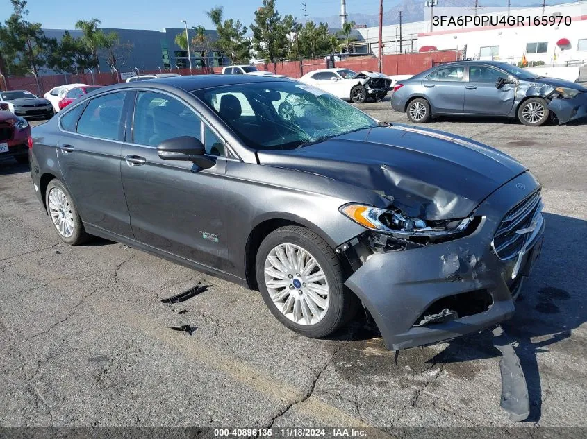 3FA6P0PU4GR165970 2016 Ford Fusion Energi Se Luxury