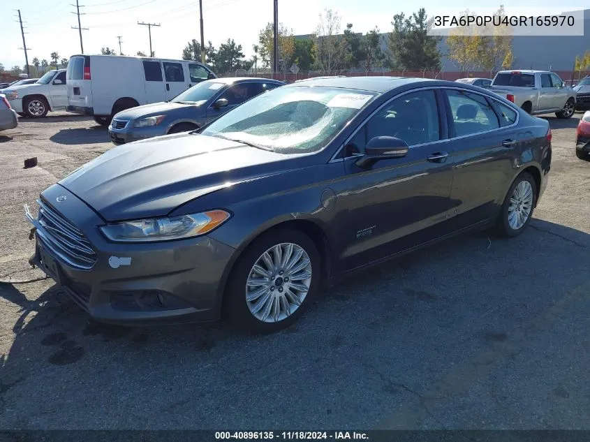 3FA6P0PU4GR165970 2016 Ford Fusion Energi Se Luxury