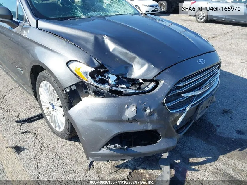3FA6P0PU4GR165970 2016 Ford Fusion Energi Se Luxury