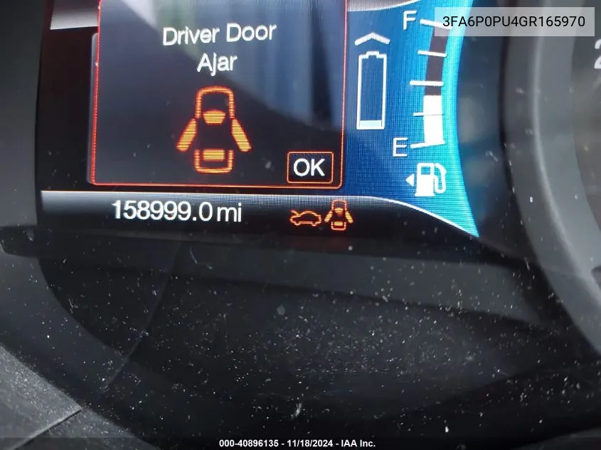 3FA6P0PU4GR165970 2016 Ford Fusion Energi Se Luxury