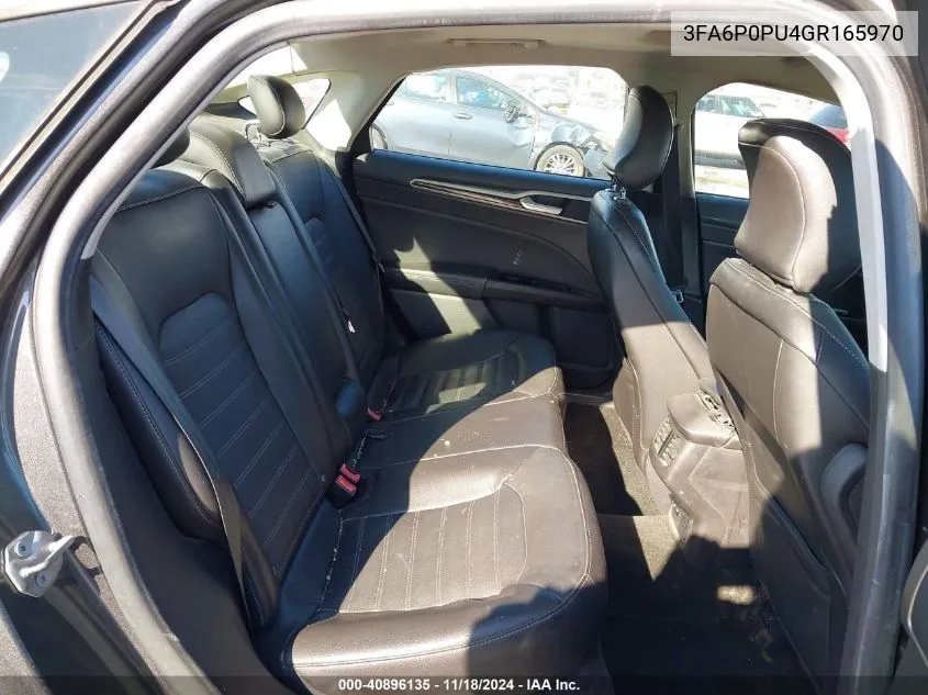 3FA6P0PU4GR165970 2016 Ford Fusion Energi Se Luxury