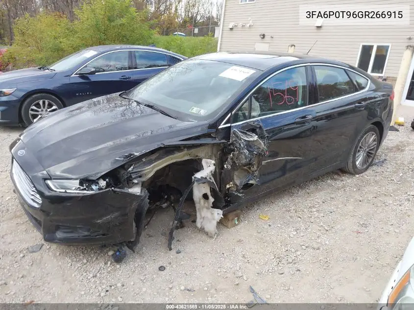 3FA6P0T96GR266915 2016 Ford Fusion Se