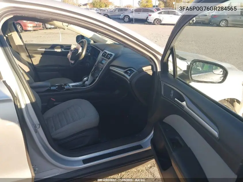 3FA6P0G76GR284565 2016 Ford Fusion S