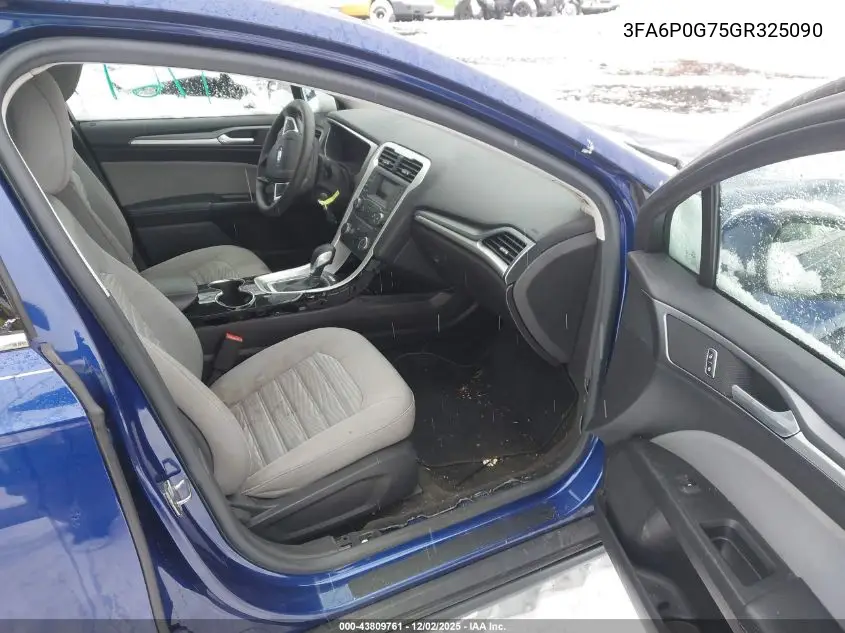 3FA6P0G75GR325090 2016 Ford Fusion S