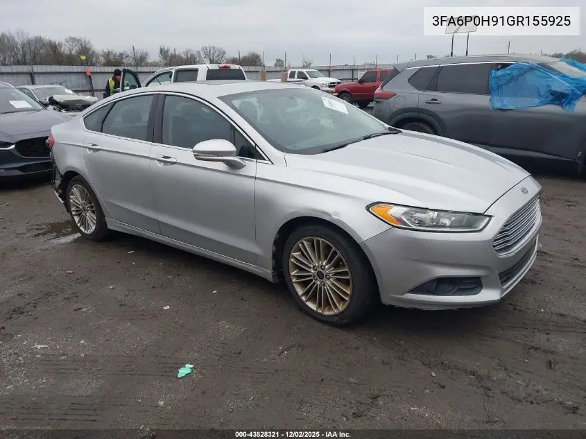 3FA6P0H91GR155925 2016 Ford Fusion Se