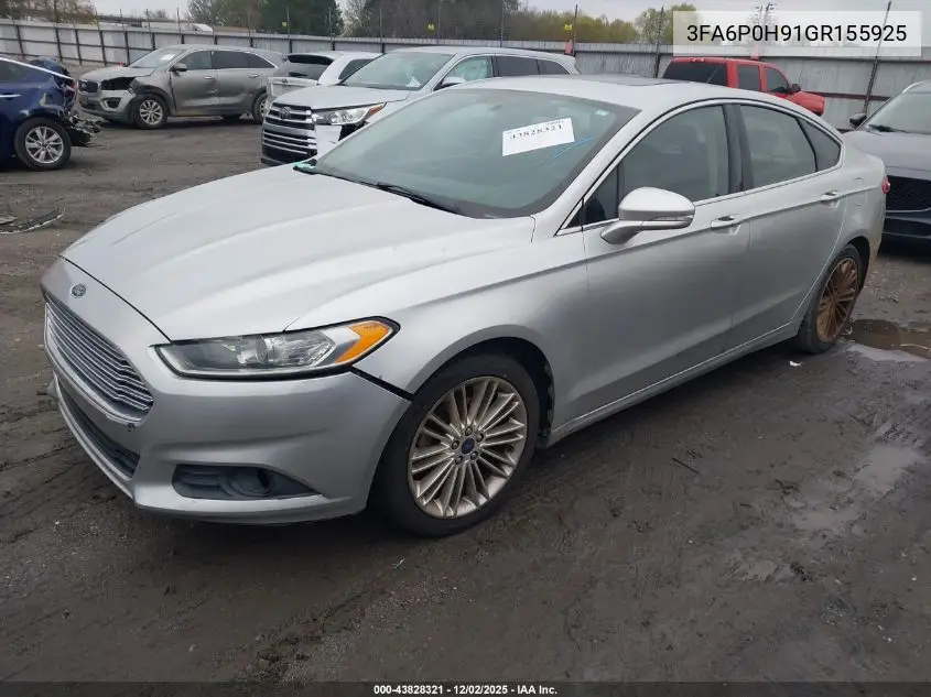 3FA6P0H91GR155925 2016 Ford Fusion Se