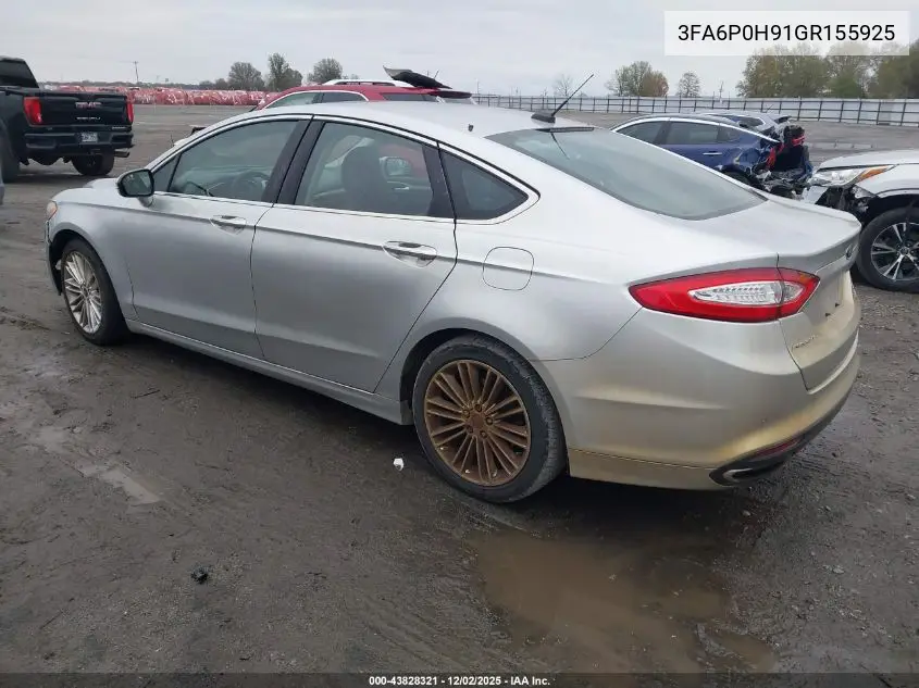 3FA6P0H91GR155925 2016 Ford Fusion Se