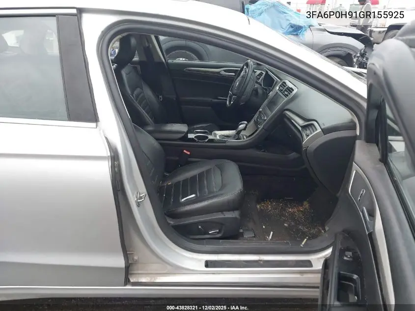 3FA6P0H91GR155925 2016 Ford Fusion Se