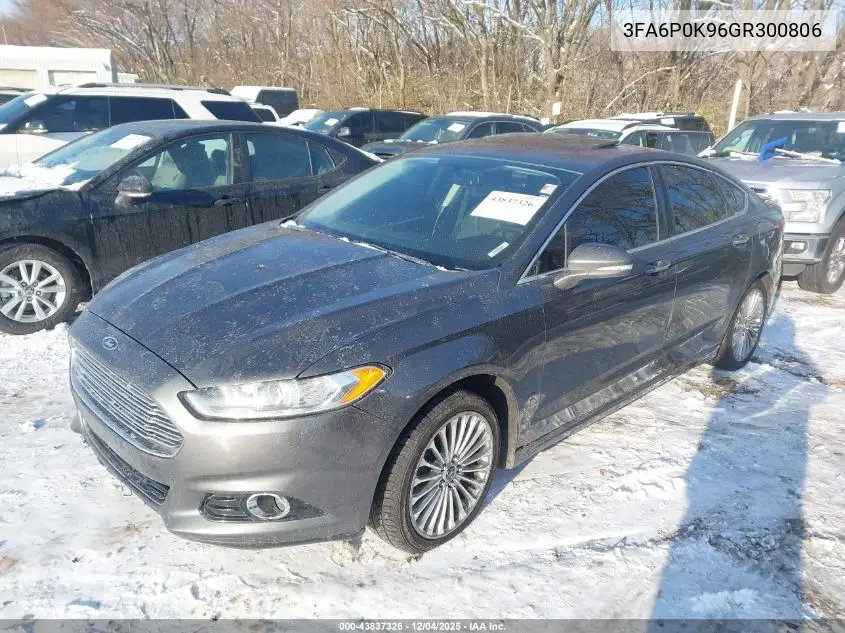 3FA6P0K96GR300806 2016 Ford Fusion Titanium