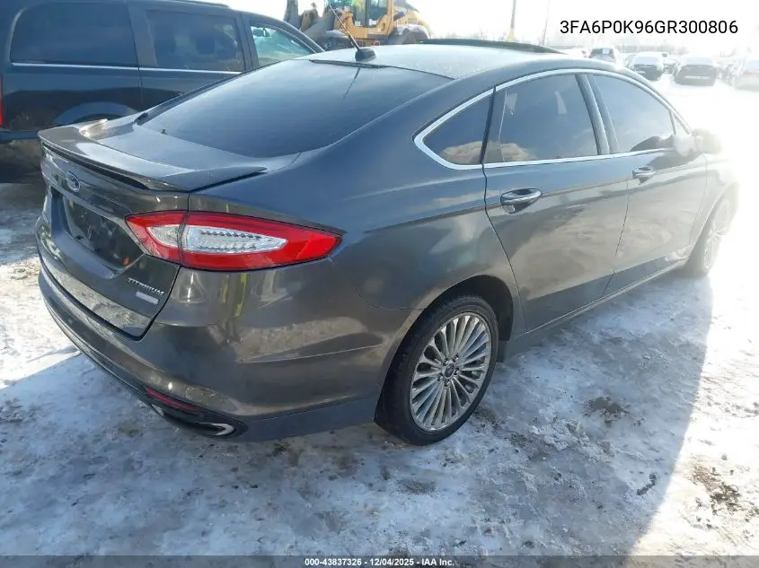 3FA6P0K96GR300806 2016 Ford Fusion Titanium