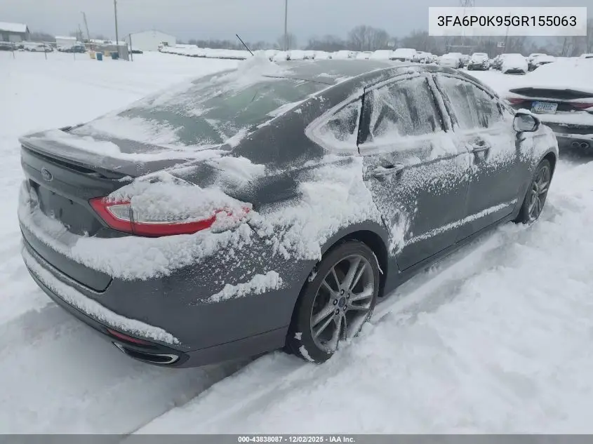3FA6P0K95GR155063 2016 Ford Fusion Titanium