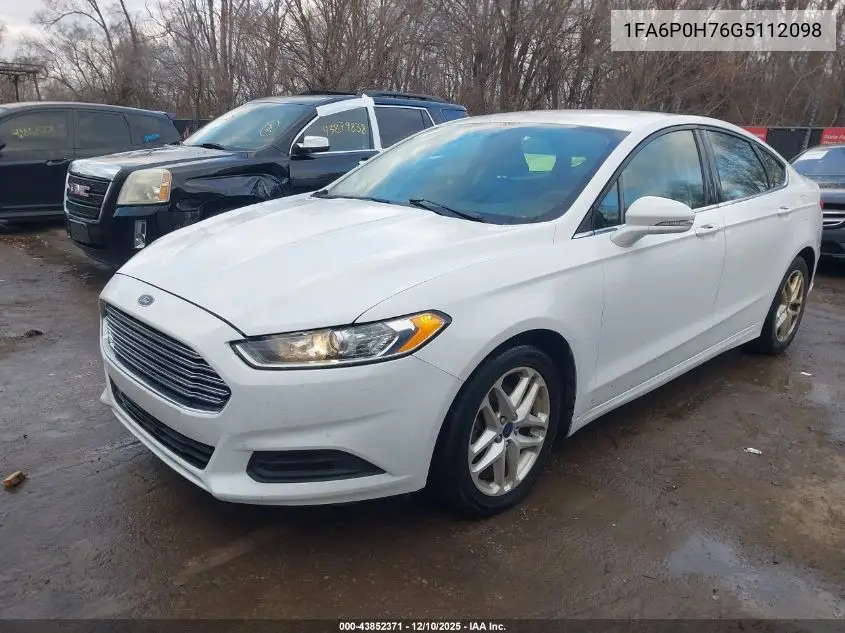 1FA6P0H76G5112098 2016 Ford Fusion Se