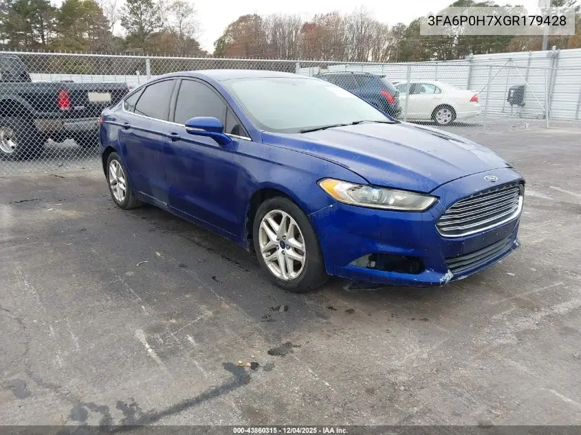 3FA6P0H7XGR179428 2016 Ford Fusion Se