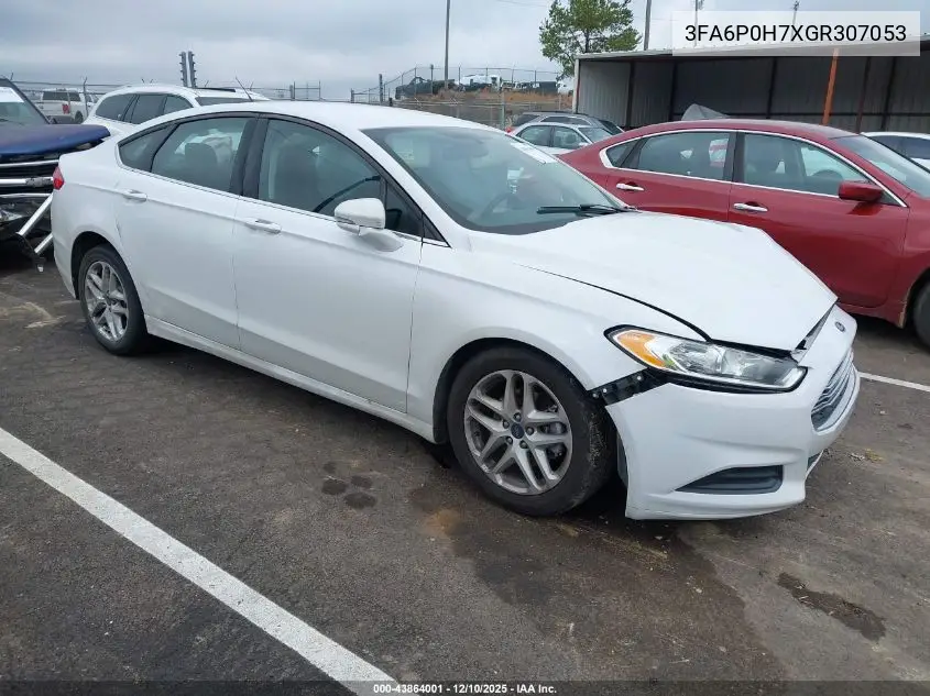 3FA6P0H7XGR307053 2016 Ford Fusion Se